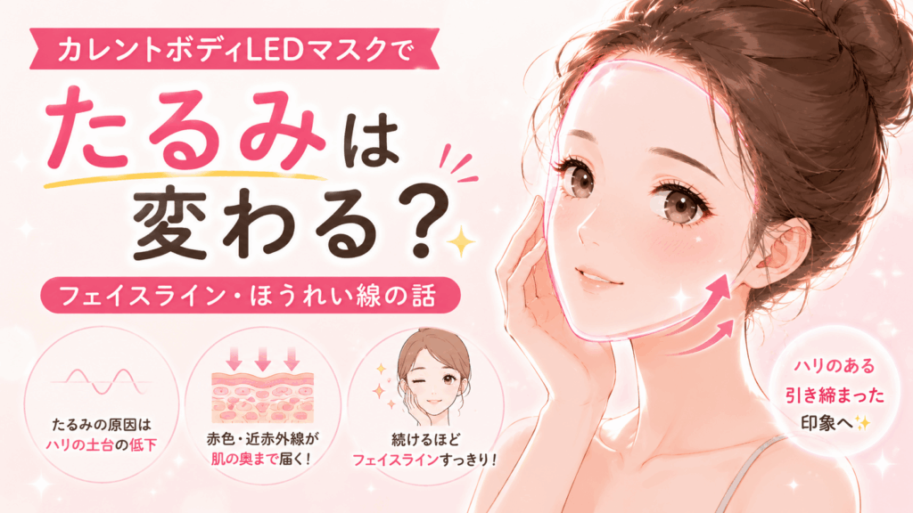 カレントボディledマスク たるみ