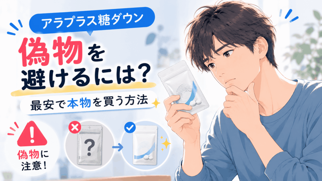 アラプラス 糖ダウン 偽物
