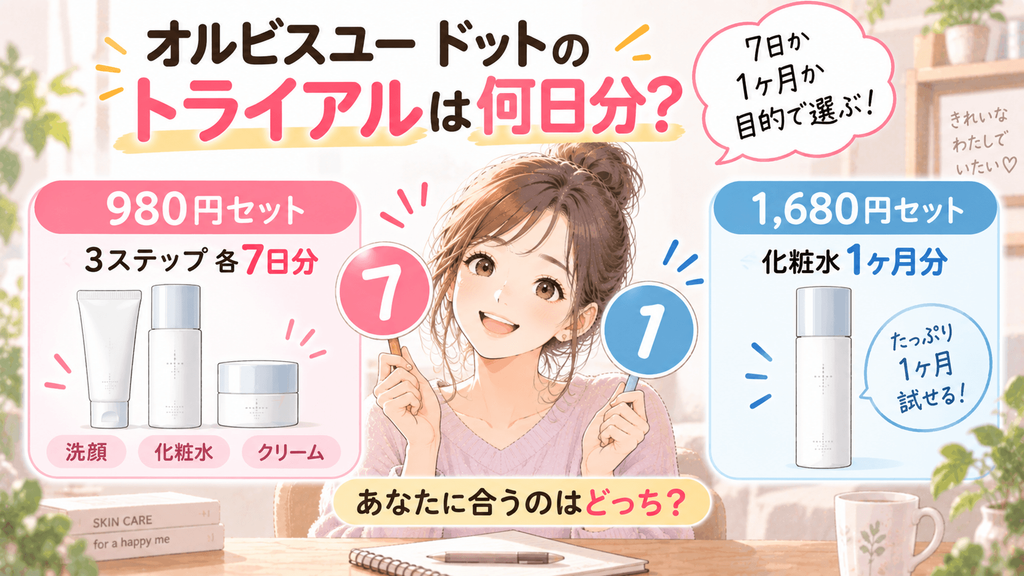 オルビスユードット トライアル 何日分